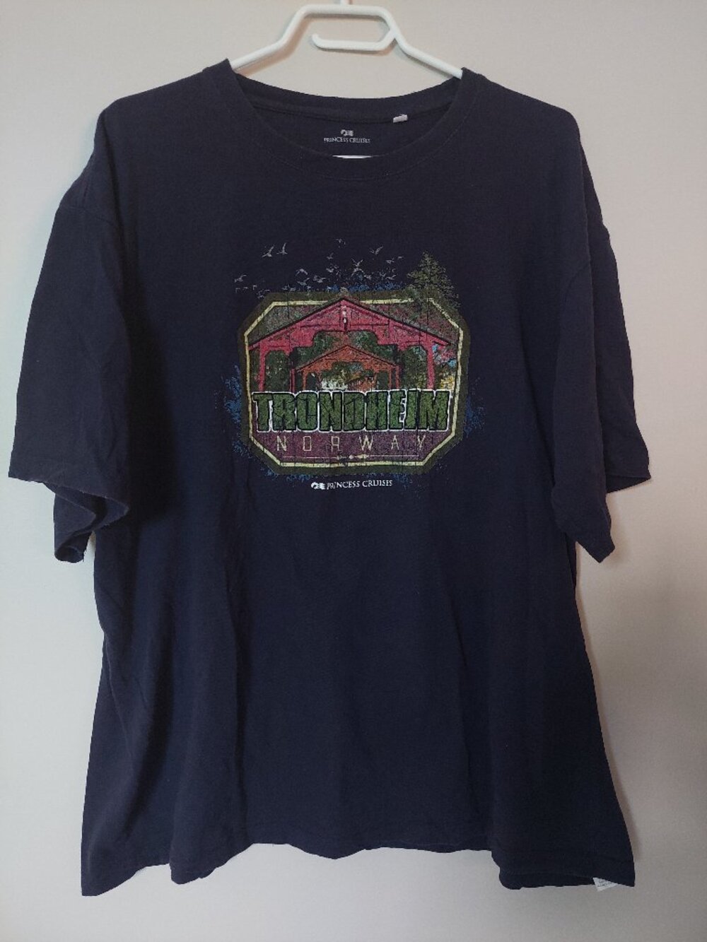 Official Princess Cruises Souvenir Graphic T-shirt  Trondheim, Norway Norway XXL